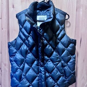 Eddie Bauer Black Goose Down Vest